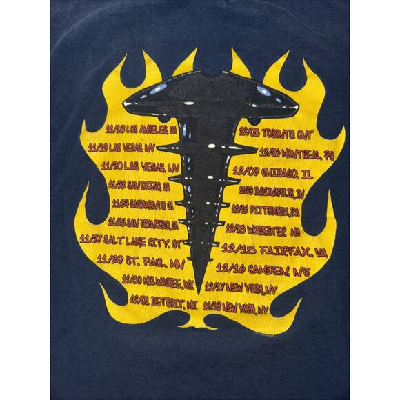 Vintage The Offspring Original Prankster Band T-Shirt Blue Large 21x27 Y2K 2000 - Picture 6 of 6